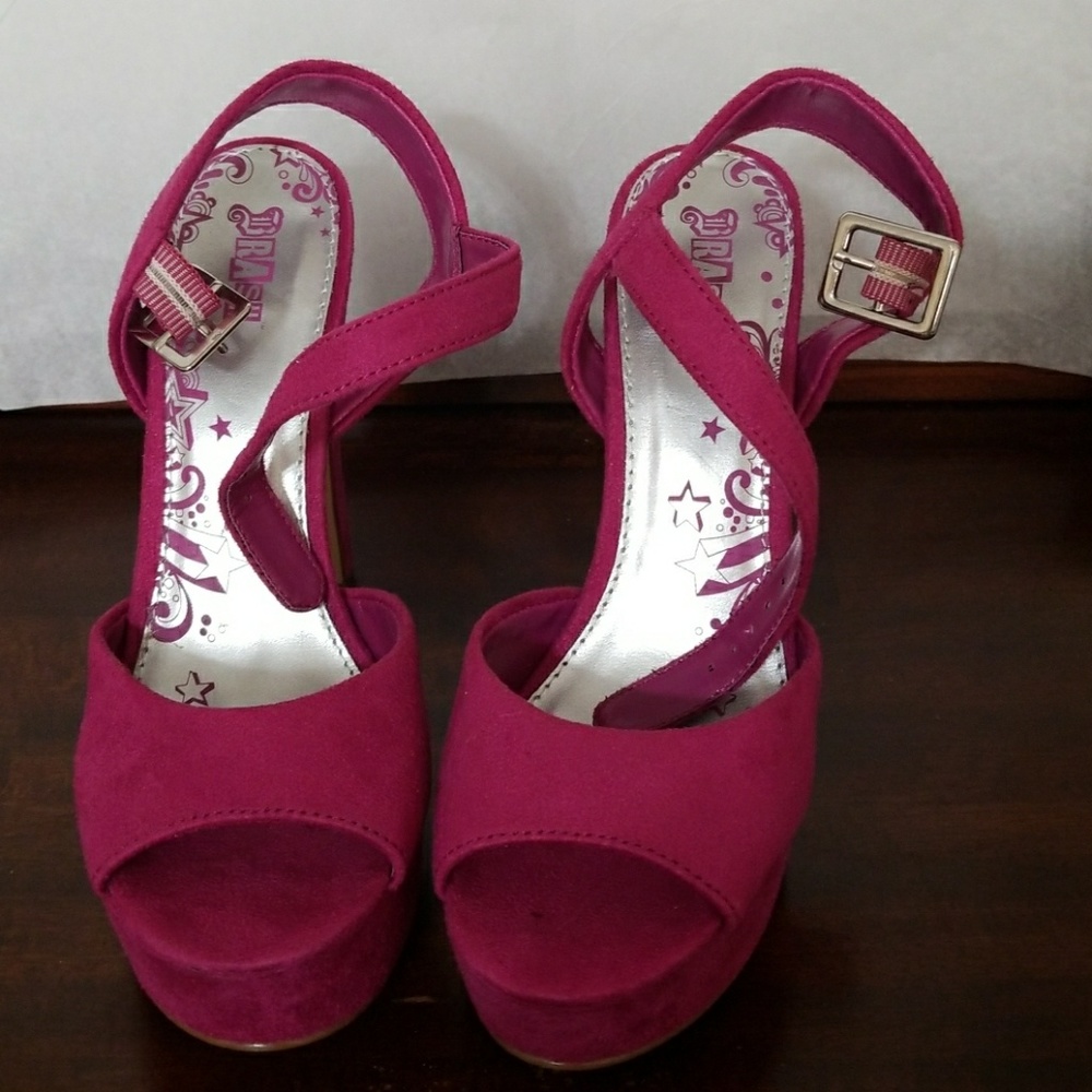Brash Suede Pink Heels